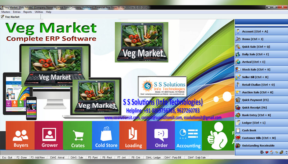 Veg Market portfolio